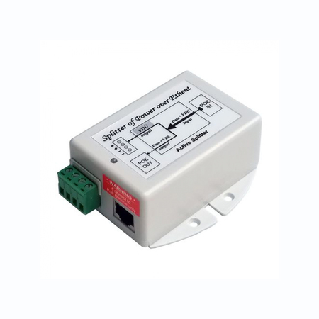 TYCON SYSTEMS GigE Splitter, 802.3at PoE to 48V 20W Out POE-SPLT-4848G-P